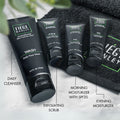 Daily Cleanser, Exfoliating Scrub, Morning Moisturizer with SPF 20