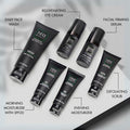 Daily Face Wash, Morning Moisturizer with SPF 20, Rejuvenating Eye Cream, Facial Firming Serum, Exfoliating Scrub